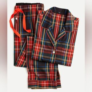 J Crew Cotton poplin long-sleeve pajama pant set Size M